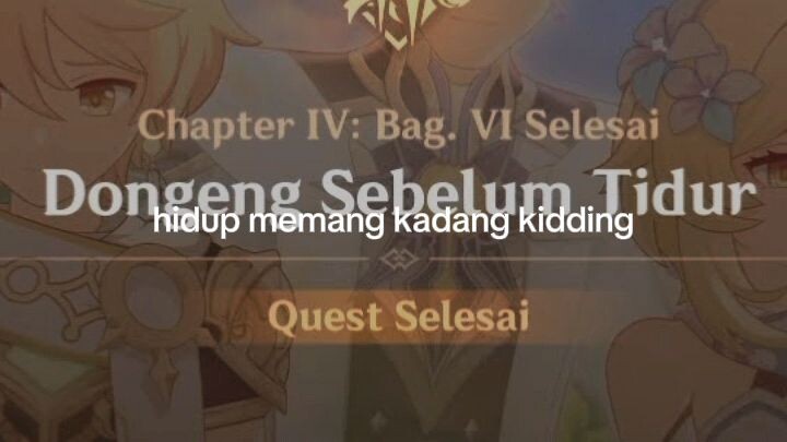 Quest dongeng sebelum tidur genshin