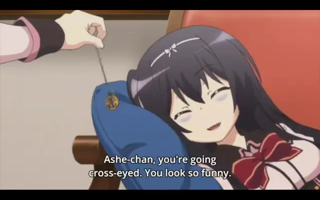 Ashe Sakuragi พยายามสะกดจิต Kaoruko Rokuonji