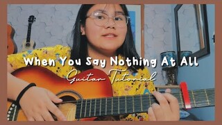 When You Say Nothing At All - Ronan Keating|| Easy chords|Beginner Guitar Tutorial