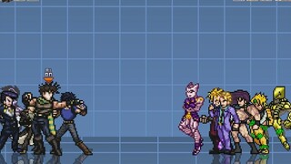 【Ikemen GO】 1~4 JOJO VS 1~4 anggota Arakisou tetapi pertarungan tim