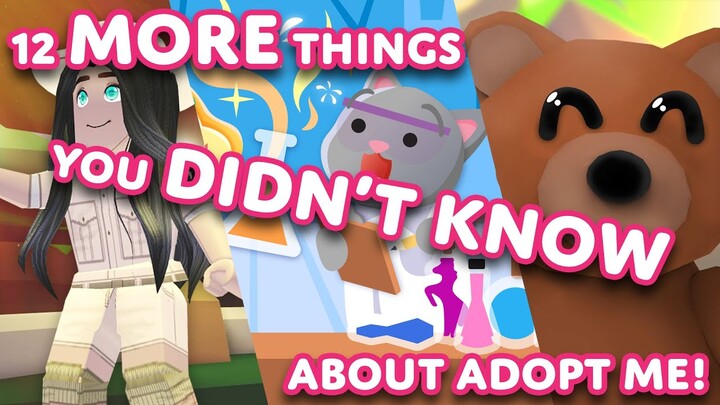 👀 12 MORE! Things You DIDN'T KNOW About Adopt Me! on Roblox 🙊