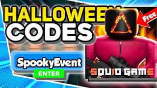 New "Halloween Update Working Codes 2021 in Roblox Squid Game