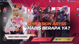 Spin skin Abyss sangat menguras dompet lur :)