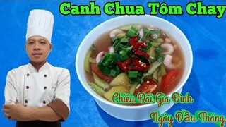 Hướng Dẫn Làm Món Canh Chua Tôm Chay || Cho Ngày Đầu Tháng