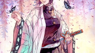 [Watercolor] Kochou Shinobu - casual drawing