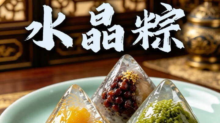 Immersive experience of a royal chef making crystal zongzi