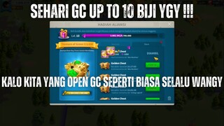 kingdom usia 15 hari tapi full gc setiap hari ga ada power kecil di sini f2p full senyum !!!