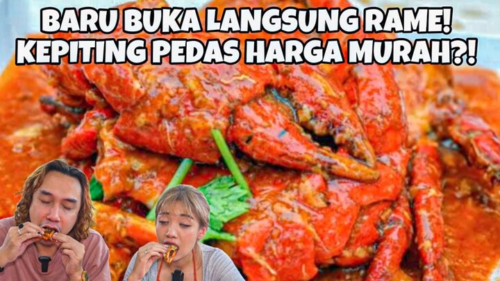 BARU BUKA TAPI RAME BGT!!KEPITING SAUS PADANG TAPI RASANYA BEDA DARI YG LAIN!