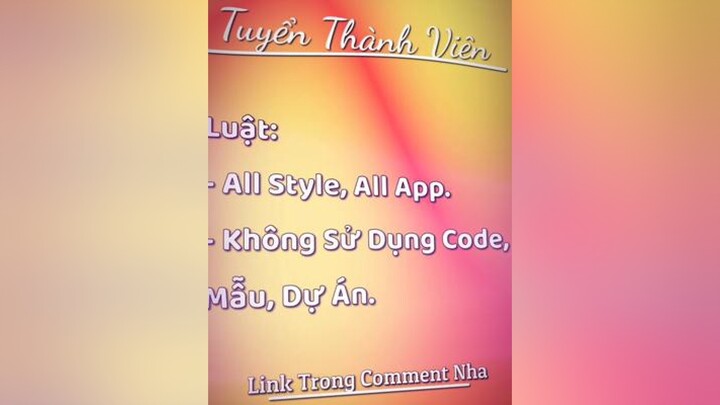 🌈Sky_Girl👑 Tuyển Thành Viên Nè, Mn Muốn Sub Link Trong Cmt Nha😘🥰 🌈sky_girl👑 xuhuong fyp foryou vira