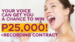 YOUR VOICE CAN GET YOU A CHANCE TO WIN P25,000 + RECORDING CONTRACT! (ACAPERRA SEASON 1)