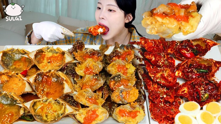 ASMR 밥도둑 장특집🦀 직접 만든 간장게장 양념게장 먹방 & 레시피 MUKBANG KOREAN POPULAR FOOD EATING SOUND