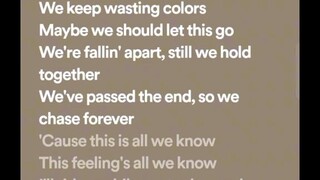 All We Know Lyrics