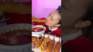 MUKBANG MAKANAN KOREA 🍡🍝🍔