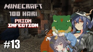 Ekspedisi ke Inti Bumi! Minecraft Indonesia 100 Hari Prion Infection!