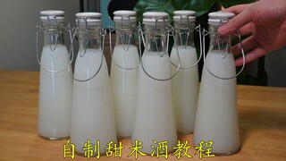 Ajari Anda cara membuat anggur beras di rumah, rasio emas, berair dan manis, 5 kilogram beras ketan 