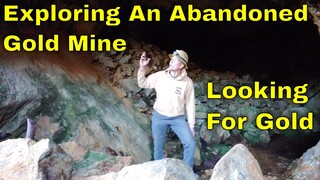 Exploring An Abandoned Gold Mine Looking For Gold