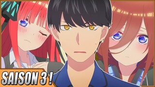 Go Toubun : Le Harem parfait ? Une Mauvaise adaptation !? SAISON 3 CONFIRMÉE, DATE DE SORTIE !