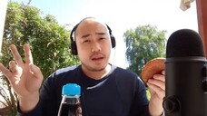 ASMR: Macadamia Cookie & Cola Ramune (Eating Sounds, Drinking Sounds, Crunchy Sounds)