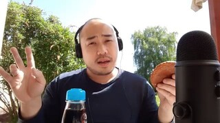 ASMR: Macadamia Cookie & Cola Ramune (Eating Sounds, Drinking Sounds, Crunchy Sounds)