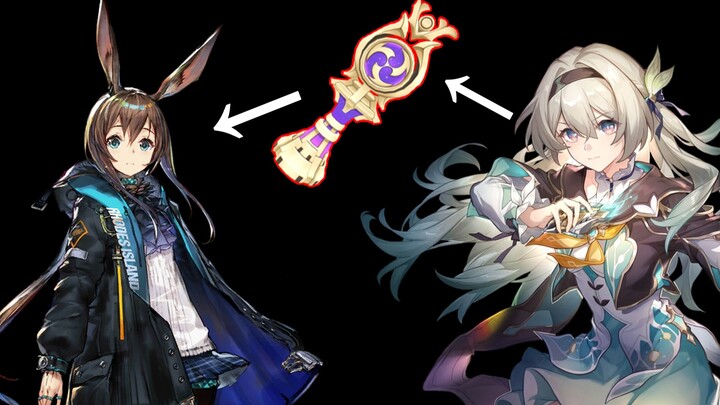 Why did Firefly hand the Godheart to Amiya?