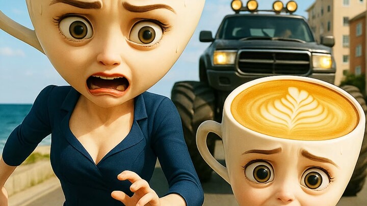 Vì lý do này, Tung đã lái một chiếc SUV khổng lồ để đuổi theo cô nàng Cappuccino...