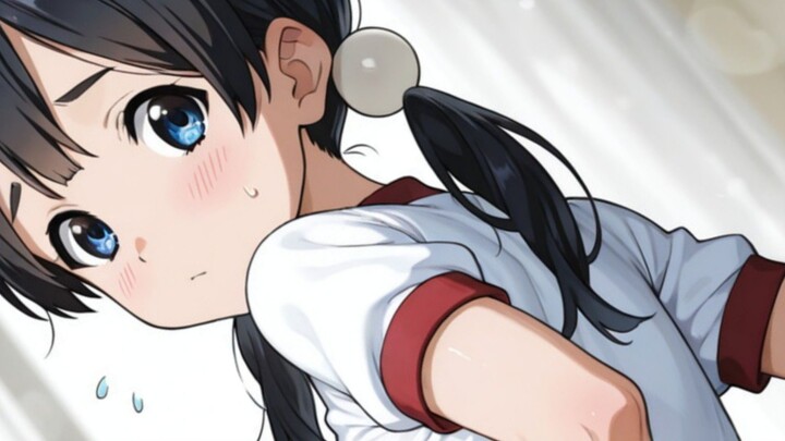 Tamako menunjukan pakaian olahraganya dikamar❤️