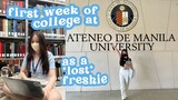 FIRST WEEK OF COLLEGE / UNI VLOG 🦅 (freshman year week in my life at ateneo) | Alyssa Lyanne
