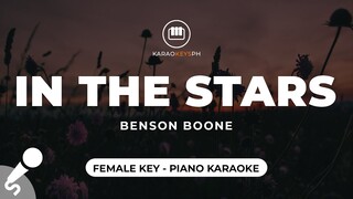 In The Stars - Benson Boone (Female Key - Piano Karaoke)