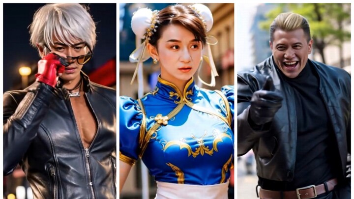 King of Fighters figure models: Jackie Chan, Leon Lai, Aaron Kwok, Ma Baoguo, etc. King of Fighters,