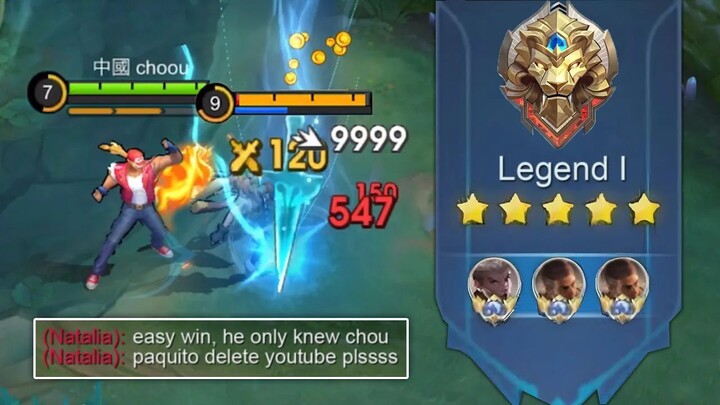 I MET TRASHTALKER IN RANKED, SO I DID THIS... (he probably cry after match) - ML