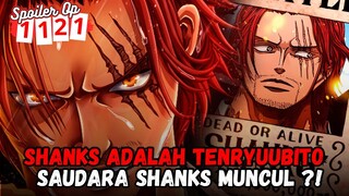 SPOILER ONE PIECE 1121 - TERNYATA SHANKS MEMPUNYAI SAUDARA,KEMBARAN SHANKS AKHIRNYA MUNCUL !!!