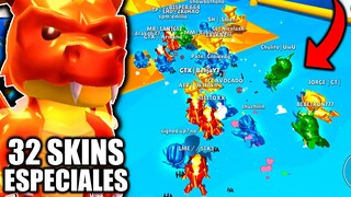 32 SKINS ESPECIALES EN UNA MISMA PARTIDA EN STUMBLE GUYS Y ESTO PASO! - LA MAYOR LOCURA QUE HE HECHO