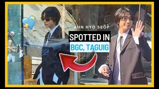 Ahn Hyo-seop spotted in BGC!