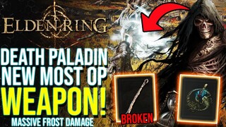 Elden Ring - DEATH PALADIN Crazy ONE SHOT Build Early | Elden Ring Most OP Secret Weapon Early!