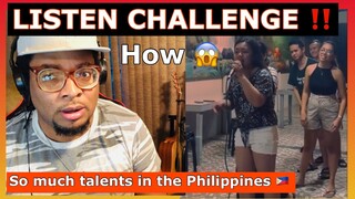 🎤 Filipino 'LISTEN' Mic sharing CHALLENGE! (REACTION) THIS IS INSANE