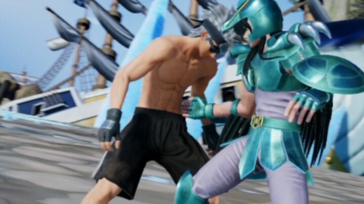 Abdominal muscle sports students beaten collection【JUMP FORCE】