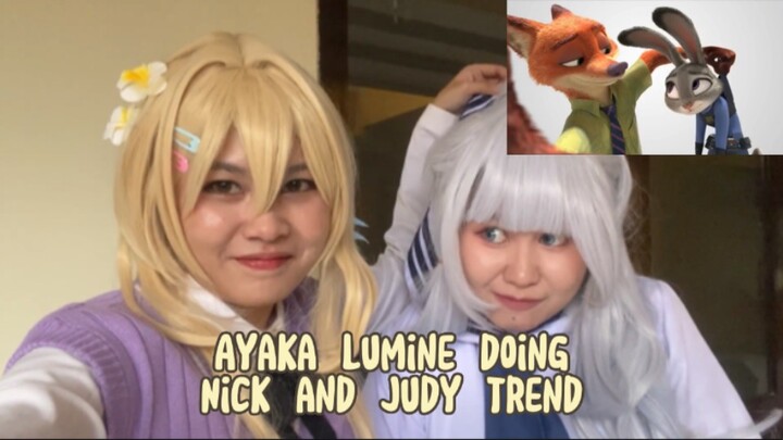 Nick and judy trend with ayaka lumine 😋 #JPOPENT