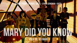 【Oliver, Kaito, Prima, Avanna, Al, Cy】Mary Did You Know【VOCALOIDカバー曲】