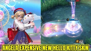 Angela New Expensive Hello Kitty Skin Skills Effect | MLBB