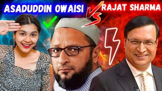 Indian Reaction On Asaduddin Owaisi In Aap Ki Adalat 🤩 | Godi Media Shocked
