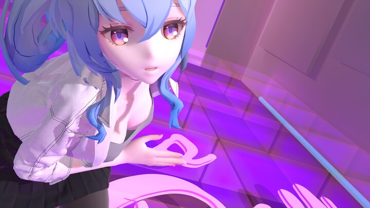 [Cloth Calculation | Genshin Impact MMD Ganyu | Undressing DLC] Alas, I have to work overtime again.