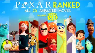 PIXAR Animation - All 25 Movies Ranked Worst to Best (w/ TURNING RED)
