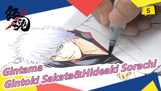 [Gintama | Drawing |1080P] Gintoki Sakata&Hideaki Sorachi_5