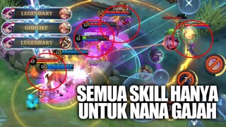 Nana Gajah Terlalu Meresahkan!! Sampe di Lock Habis2an Ama Musuh!! Gameplay Nana 2023