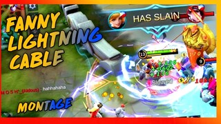 FANNY LIGHTNING CABLE MONTAGE #2 | AMAZING EFFECTS🔥| GIZIBOY | MLBB