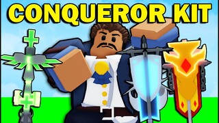 NEW CONQUEROR TOTEM KIT... (Roblox Bedwars Season 4)