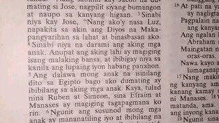 Pang Araw Araw na Talata.               Genesis 48:5-7