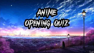 Anime Opening Quiz - 30 Opening