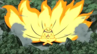 Kurama absorbs natural Chakra like Sage Mode, Kurama using Shadow Clone Jutsu, Naruto vs Sasuke Dub