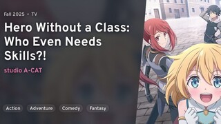 EP 1 - Mushoku no Eiyuu: Betsu ni Skill nanka Ira Nakattan Daga Sub Indo